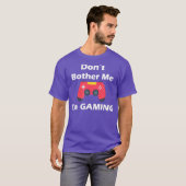 ゲーム愛好家のギフトをImに迷惑をかけない Tシャツ (正面フル)