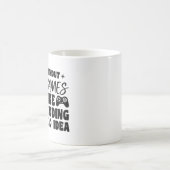 ゲーム愛好家ゲーマーなしの日クール コーヒーマグカップ (中央)