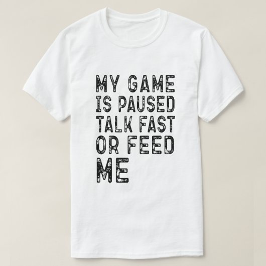ゲーム愛好家ゲームが一時停止クール誕生日ゲーマー Tシャツ (デザイン正面)
