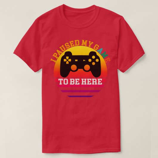 ゲーム愛好家 Tシャツ (デザイン正面)
