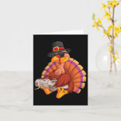 ゲーム感謝祭トルコのゲーマー少年たち子供たちティーンガム カード (黄色い花)