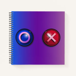 ゲーム投票ボタン付きスパイラルノートブック ノートブック