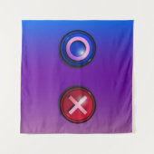 ゲーム投票ボタン付きタペストリー タペストリー (正面(横))