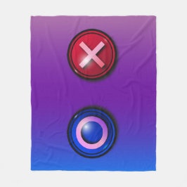 ゲーム投票ボタン付きフリースブランケット フリースブランケット