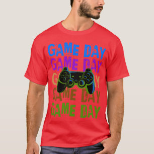 ゲーム日ビデオゲーム Tシャツ