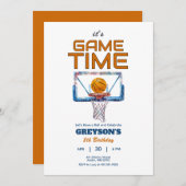 ゲーム時間の任意の年齢の誕生日招待状 招待状 (正面/裏面)