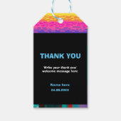 ゲーム時間キッズピクセレーションゲーム誕生日 ギフトタグ (正面)