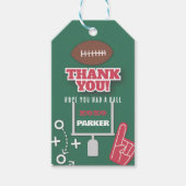 ゲーム時間，サッカーパーティー，サッカーテーマ,誕生日 ギフトタグ (正面)