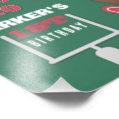 ゲーム時間，サッカーパーティー，サッカーテーマ,誕生日 フォトプリント            (角)