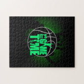 ゲーム時間 – 緑 ジグソーパズル (横)