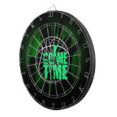 ゲーム時間 – 緑 ダーツボード (正面右)