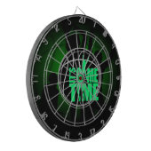 ゲーム時間 – 緑 ダーツボード (正面左)