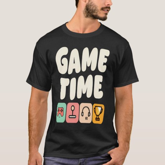 ゲーム時間 Tシャツ (正面)