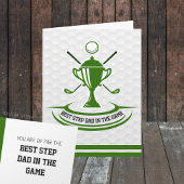 ゲーム最高のゴルフの折りパーソナライズされた畳みギフトで カード