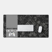 ゲーム最高のデジタルダークデスクマットのパパ デスクマット (キーボード&マウス)