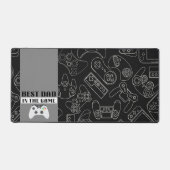 ゲーム最高のデジタルダークデスクマットのパパ デスクマット (正面)