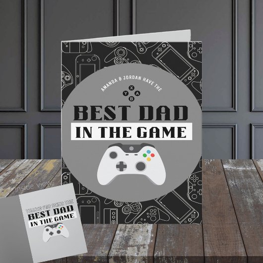 ゲーム最高の折り畳みにおけるゲームパーソナライズされたパパ カード