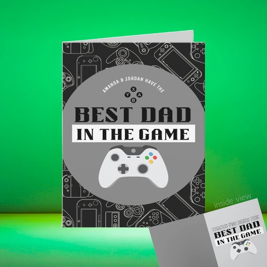 ゲーム最高の折り畳みにおけるゲームパーソナライズされたパパ カード