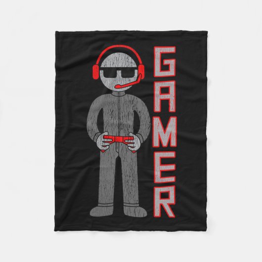 ゲーム最高の選手の男の子のプレゼント。 フリースブランケット (正面)