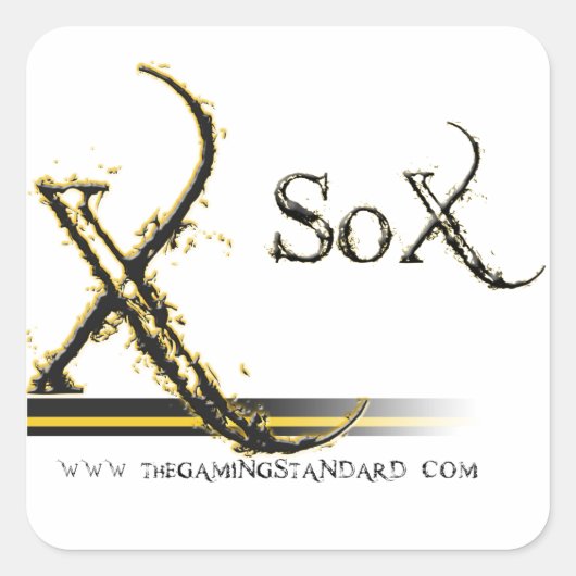 ゲーム標準スクエアステッカー スクエアシール (正面)