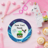 ゲーム燃料準備ハッピーバースデークリティカルヒット! ペーパープレート (パーティー)