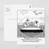 ゲーム犬のチ遊ェス ポストカード (正面/裏面)