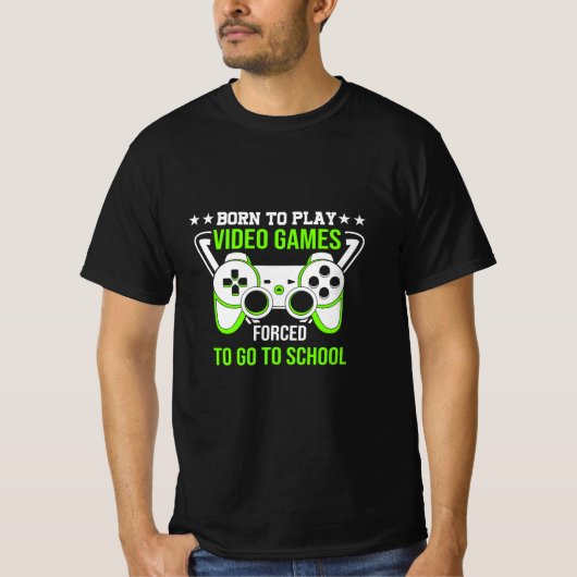 ゲーム生まれへの遊ゲームギフト Tシャツ (正面)
