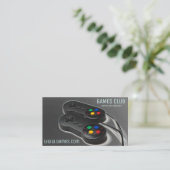 ゲーム用オンラインゲームコンピュータビジネス 名刺 (スタンド正面)