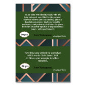 ゲーム用グリーンカード テーブルナンバー (裏面)