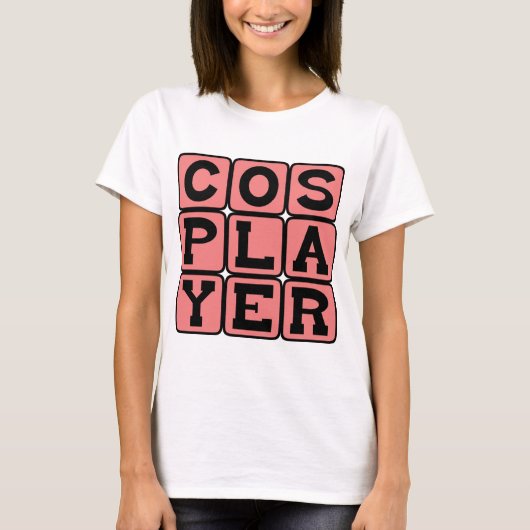 ゲーム用コスプレヤー Tシャツ (正面)