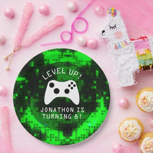 ゲーム用トラックの誕生日パーティーを開く ペーパープレート (パーティー)