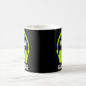 ゲーム用ヘッドセットビデオゲームゲームの音が聞こえない コーヒーマグカップ (中央)