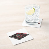 ゲーム用マザーボードコースター スクエアペーパーコースター (インサイチュ)