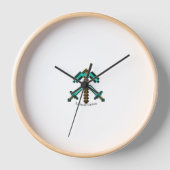 ゲーム用転がク(_G) 壁時計 (正面)