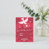 ゲーム白い鳩キスラブレターの数を推測 エンクロージャーカード (スタンド正面)