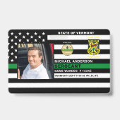 ゲーム監督保存担当者写真ロゴID バッジ (正面)