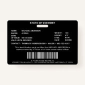 ゲーム監督保存担当者写真ロゴID バッジ (裏面)