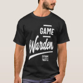 ゲーム看守者ギフトおもしろいの職種 Tシャツ (正面)