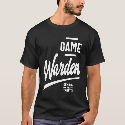 ゲーム看守者ギフトおもしろいの職種 Tシャツ (正面)