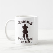 ゲーム私シーズンウィッチ不気味ハットに魔法をかける コーヒーマグカップ (左)