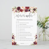 ゲーム素朴中またはゲーム中のマルサラのブルゴーニュフローラ (スタンド正面)