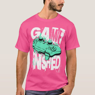 ゲーム終了！面白動画ゲーミング ビンテージ Tシャツ