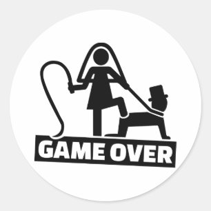 ゲーム結婚オーバー ラウンドシール
