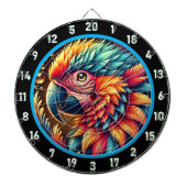 ゲーム芸術的愛好家のためのオウムのダーツボード ダーツボード (正面)