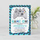 ゲーム誕生日招待状ビデオゲーム誕生日 招待状 (スタンド正面)
