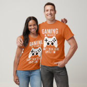 ゲーム進行中 ゲーミング ビデオゲーム コントローラー Tシャツ (ユニセックス)