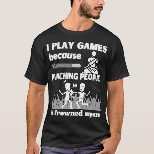 ゲーム遊のためにゲーム Tシャツ (正面)