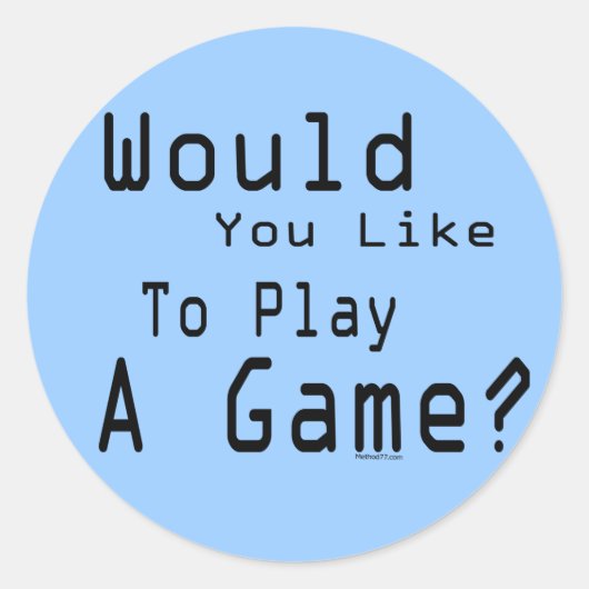 ゲーム遊のシール ラウンドシール (正面)