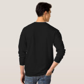 ゲーム遊戯者をカールさせるコーヒー及びカールデザイン Tシャツ (裏面フル)