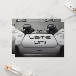 "ゲーム開始!!" プレイステーション パーティー 招待状